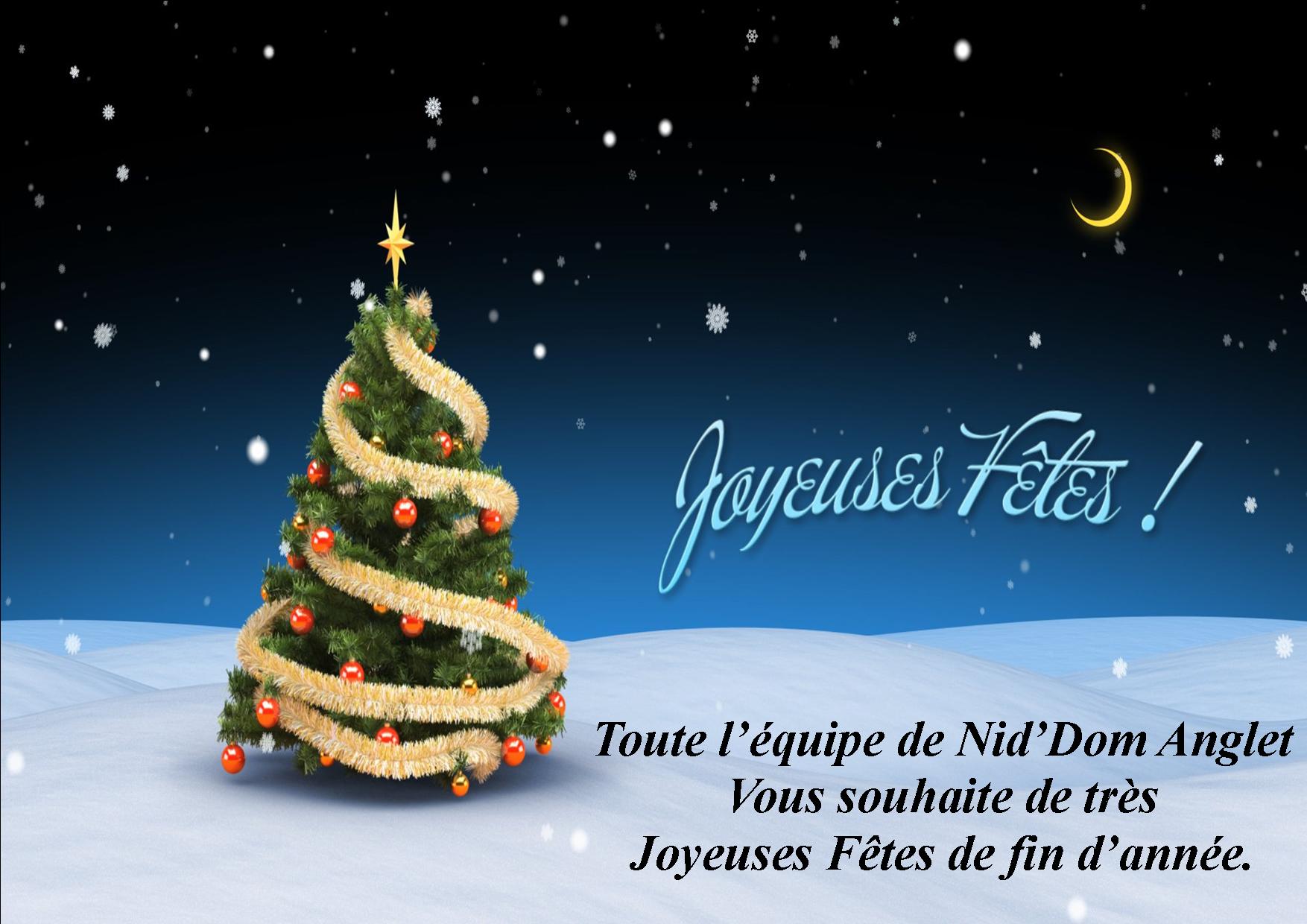 Joyeuses fêtes Niddom Anglet